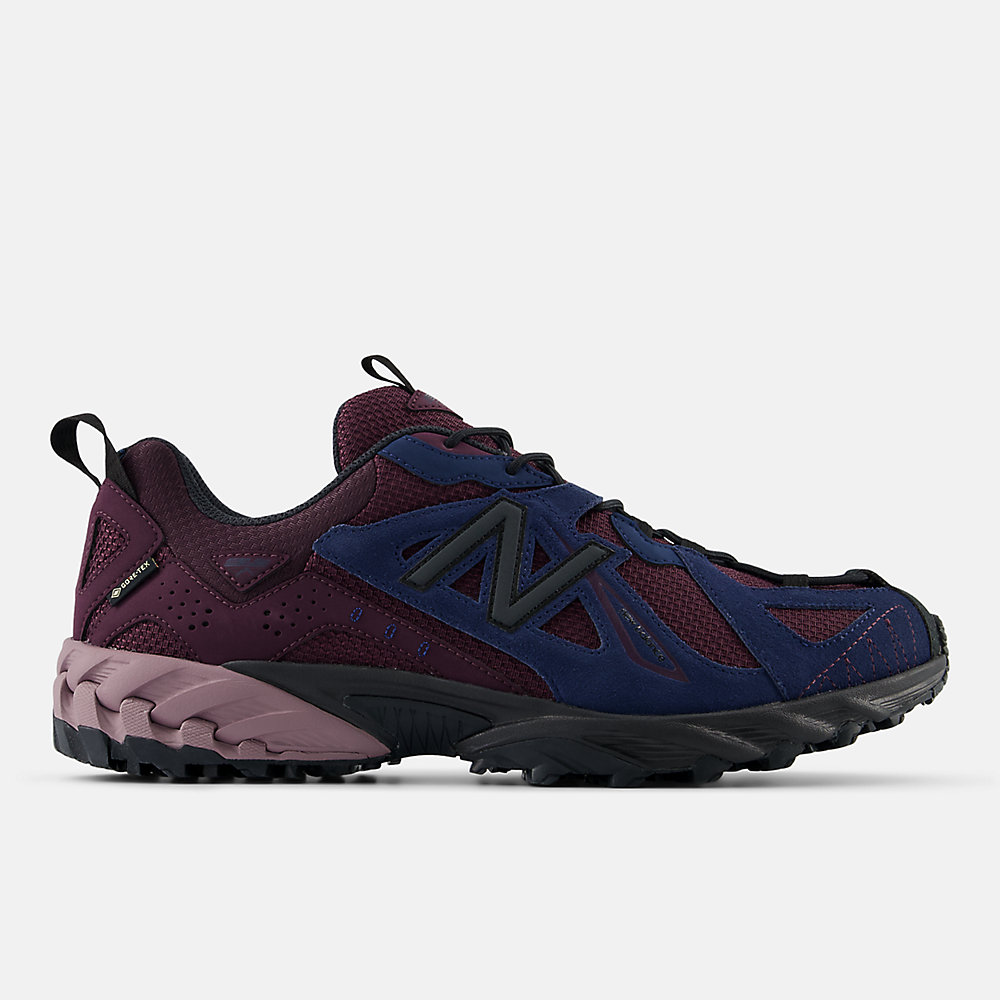 New Balance New Balance 610Xv1 Shoes Plum Brown with NB Navy and Ice Wine